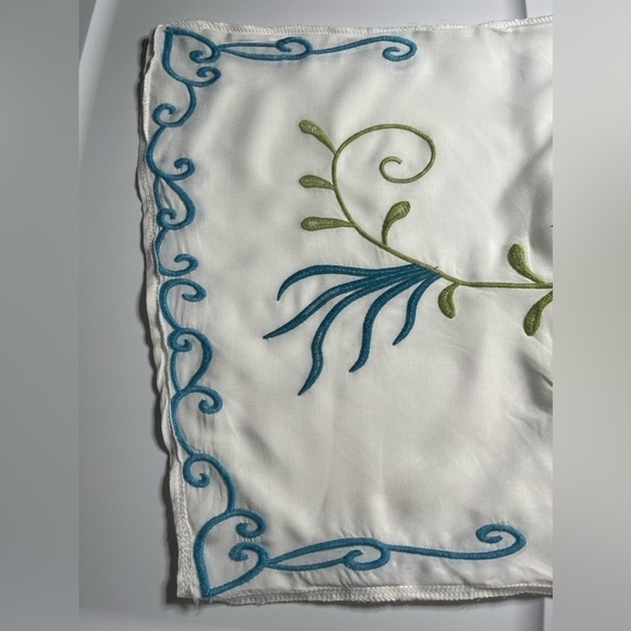 Bohemian Secret Garden Embroidered Cotton Blend Maternity Kimono Gown - Picture 12 of 12